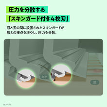 画像をギャラリービューアに読み込む, シックファースト パーフェクトディフェンス ホルダー(刃付き+替刃1コ)