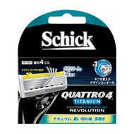 クアトロ4 チタニウム レボリューション 替刃 (4コ入)