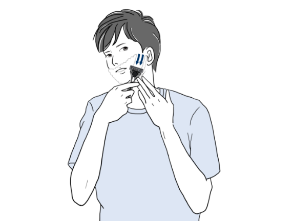 髭の剃り方とカミソリの使い方
