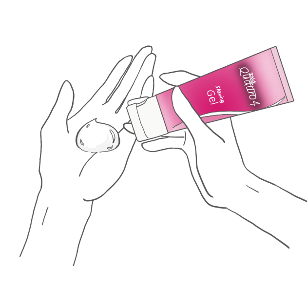 シェービング剤を使いましょう