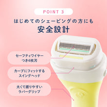 画像をギャラリービューアに読み込む, シック イントゥイション つや肌 ホルダー（本体＋刃2コ）
