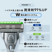 画像をギャラリービューアに読み込む, シック ハイドロ極パワー 敏感肌 替刃 (４コ)
